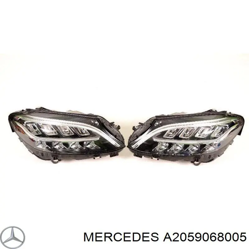 A2059068005 Mercedes Основна фара - вставка