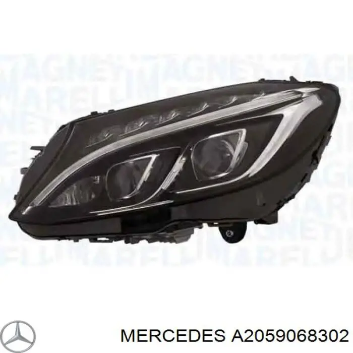 A2059068302 Mercedes Фара дальнього світла в зборі