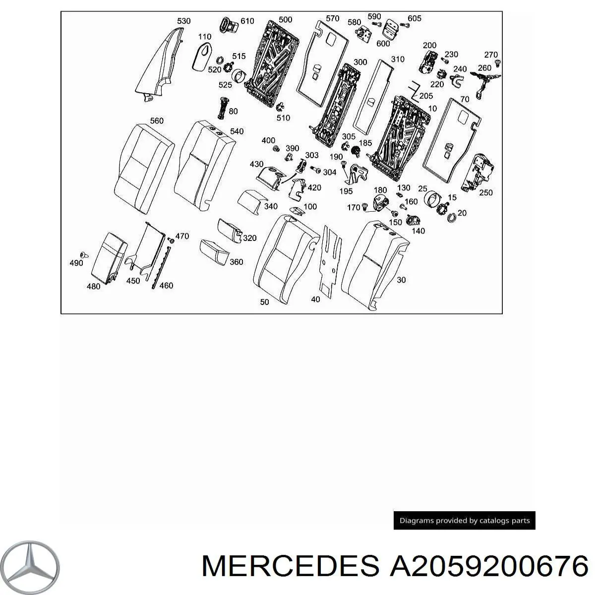 A2059200676 Mercedes 