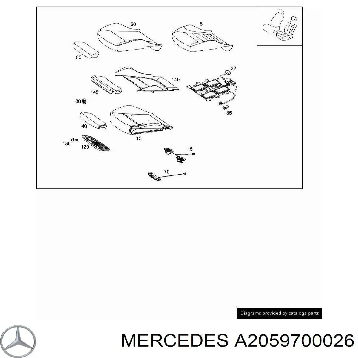 A2059700026 Mercedes 