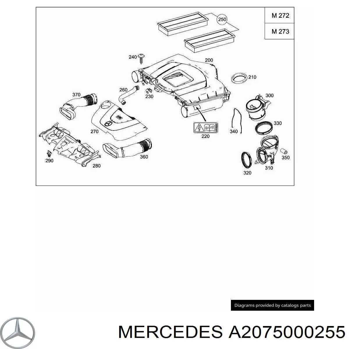 A2075000255 Mercedes 