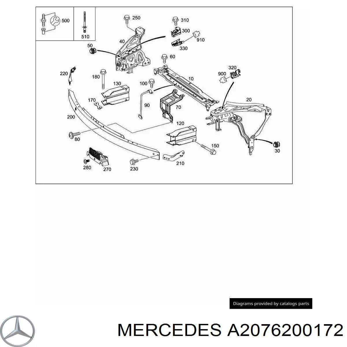  A2076200172 Mercedes