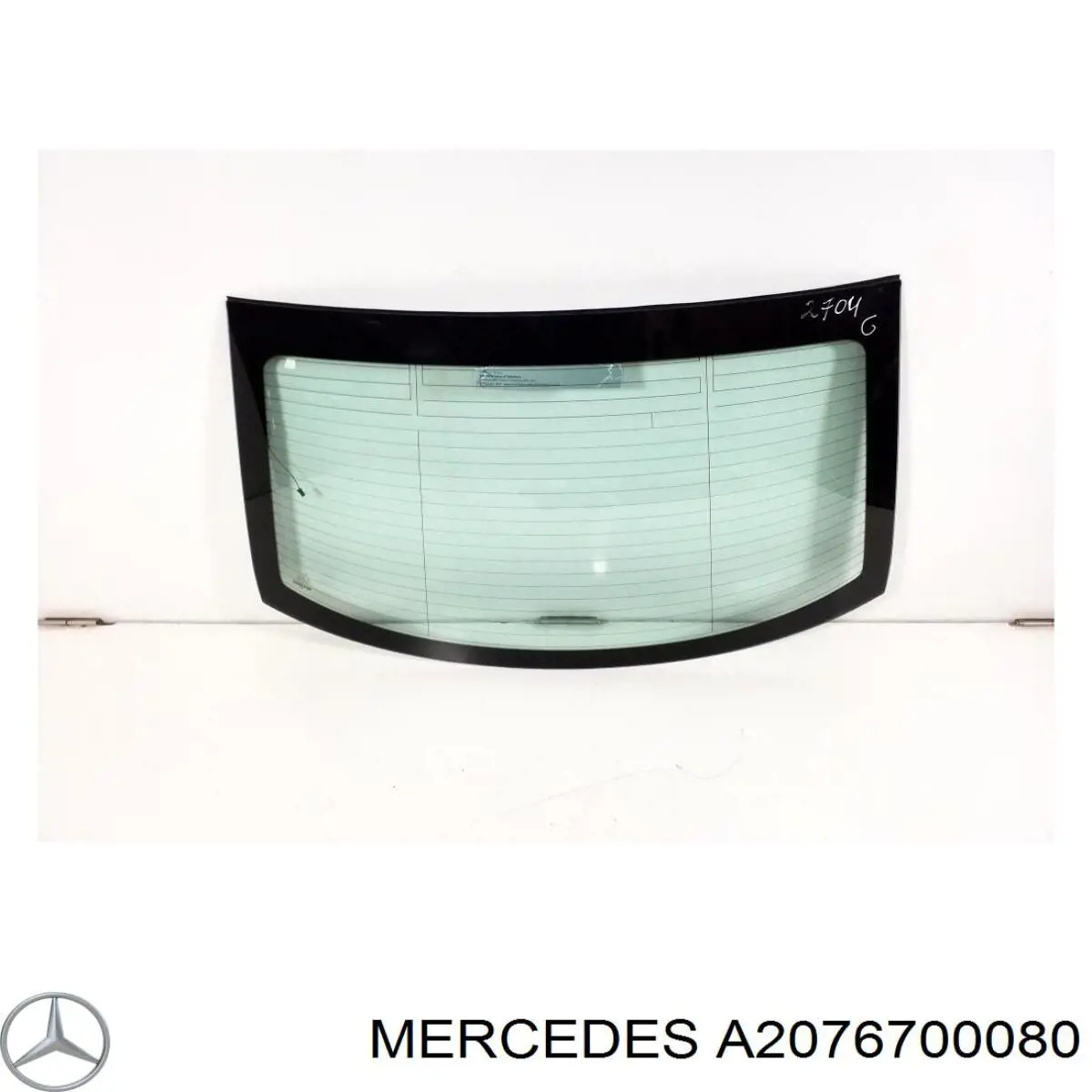 Скло автомобільне заднє Mercedes A2076700080 ціна, від 99.33 USD