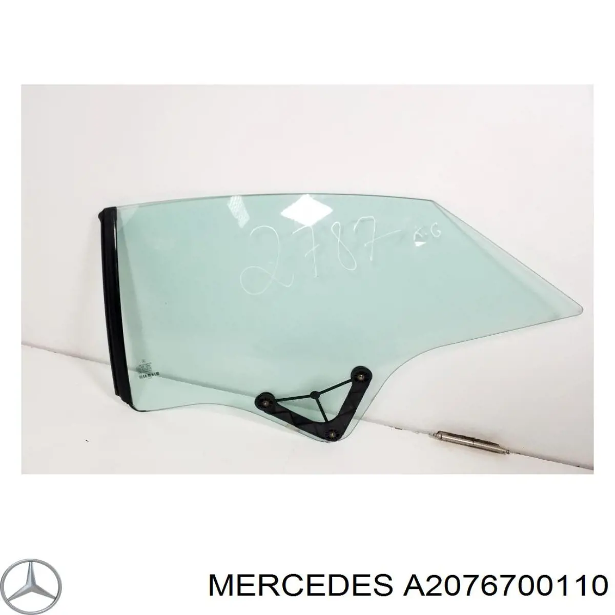 Купити A2076701500 Mercedes Скло задньої двері лівої