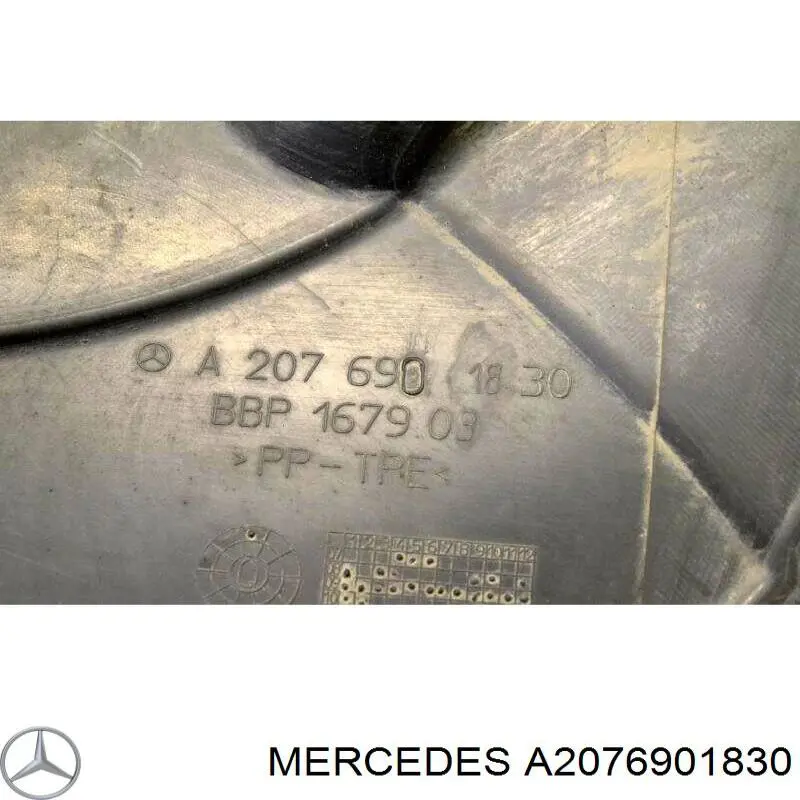 A2076901830 Mercedes 