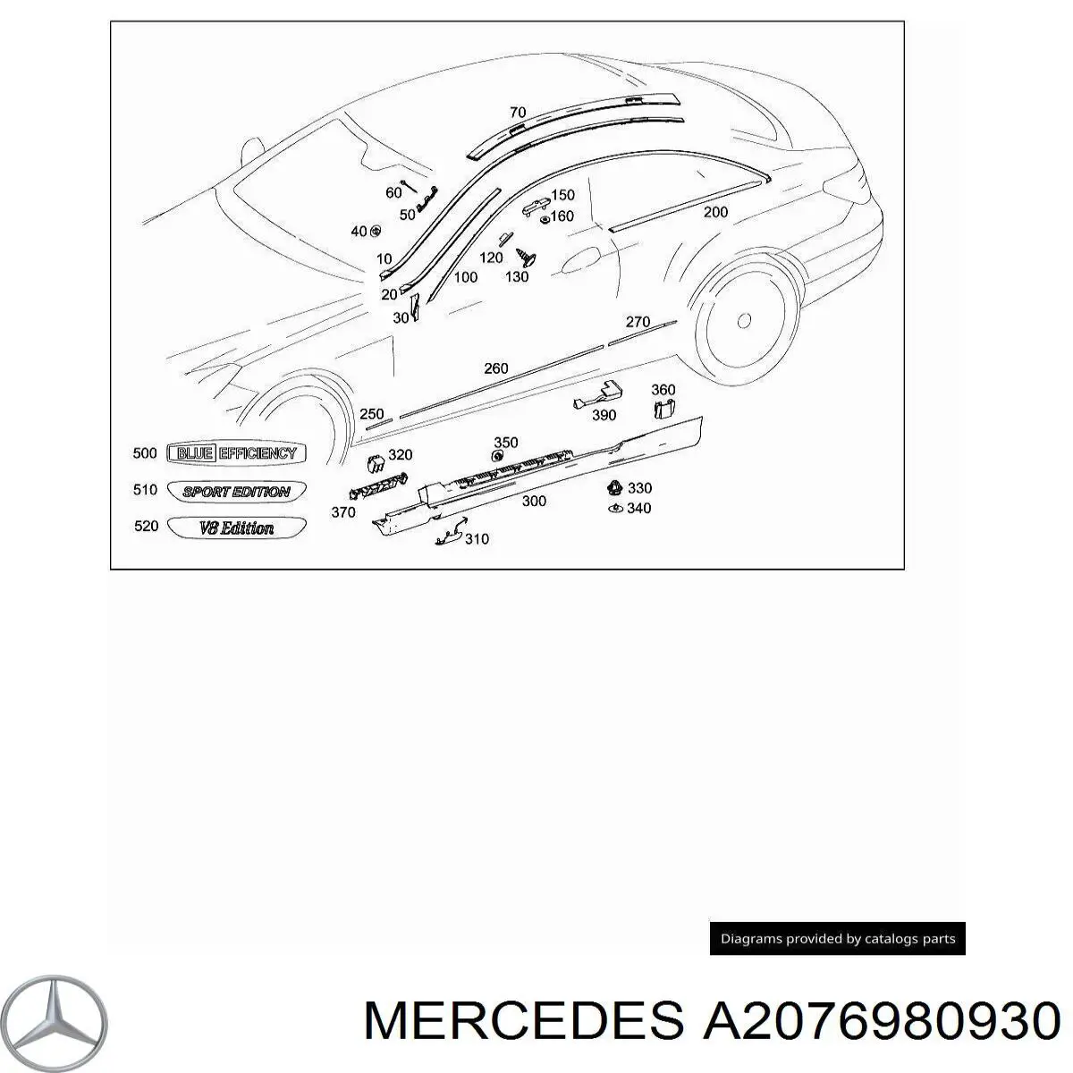 A20769809309999 Mercedes 