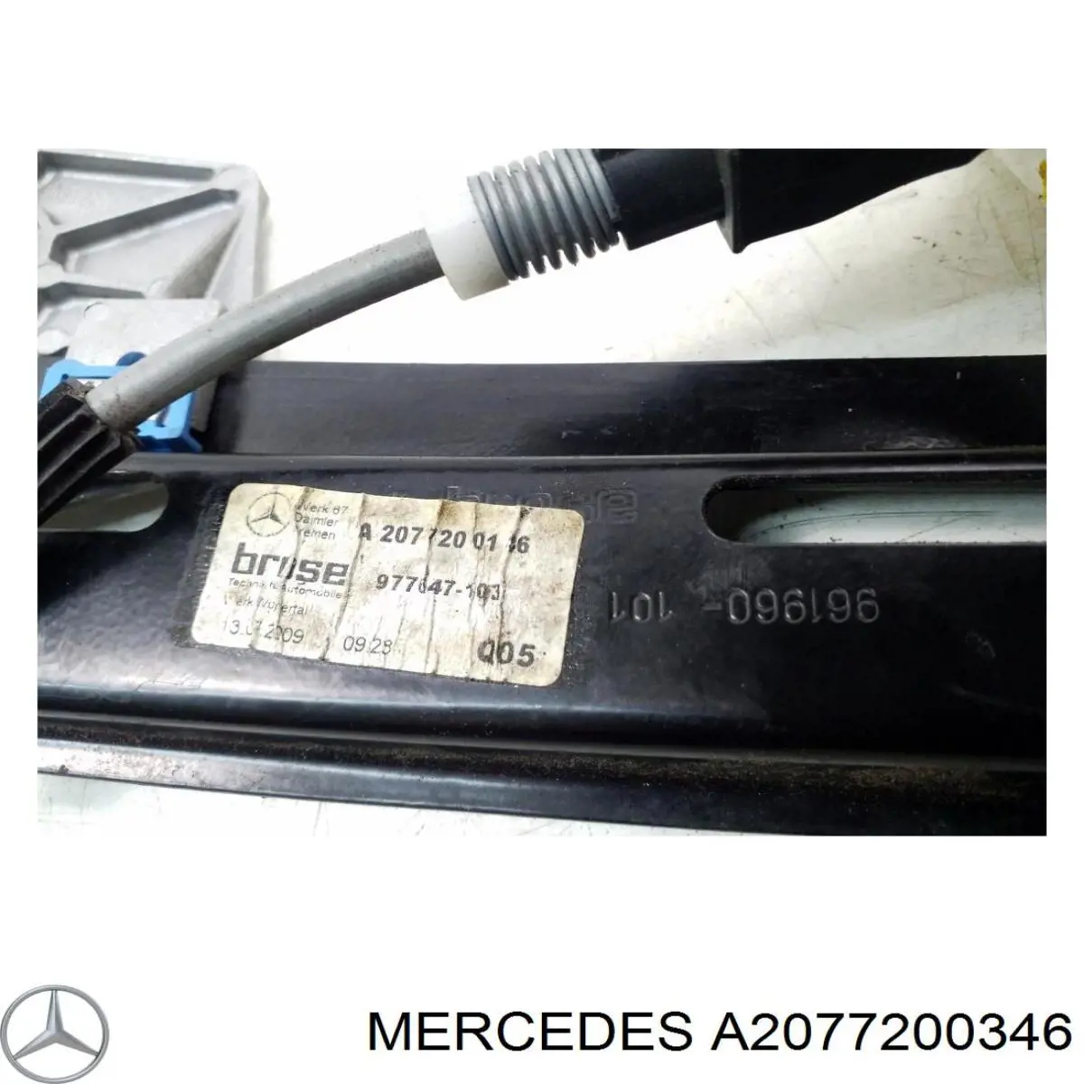 Купити A2077200346 Mercedes Механізм стеклопідйомника водійських дверей