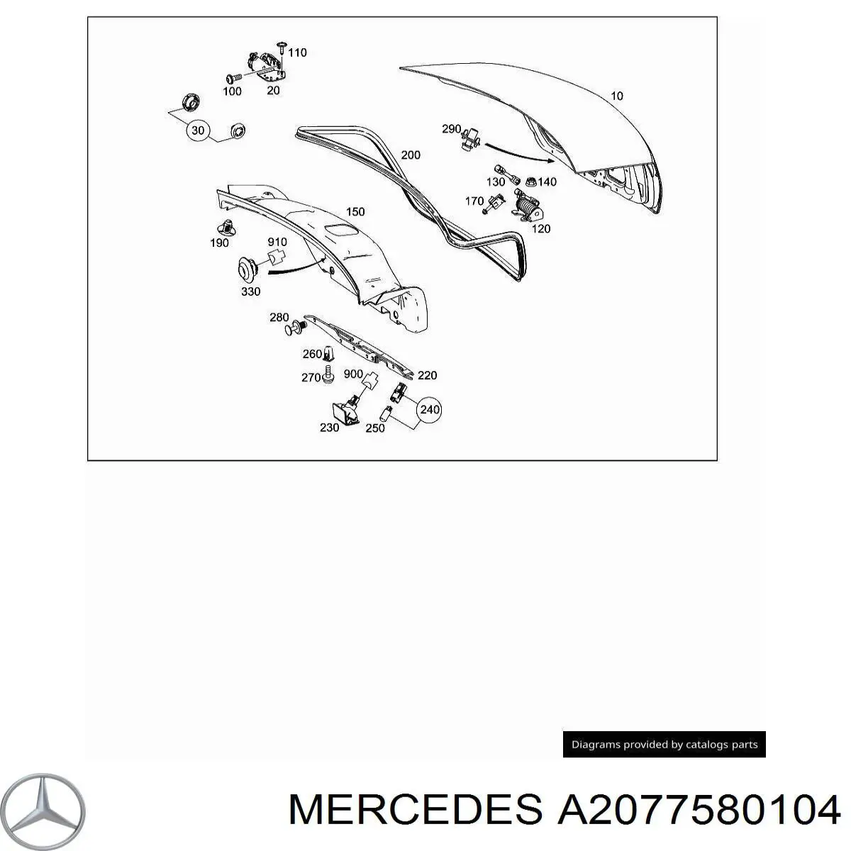 A2077580904 Mercedes 