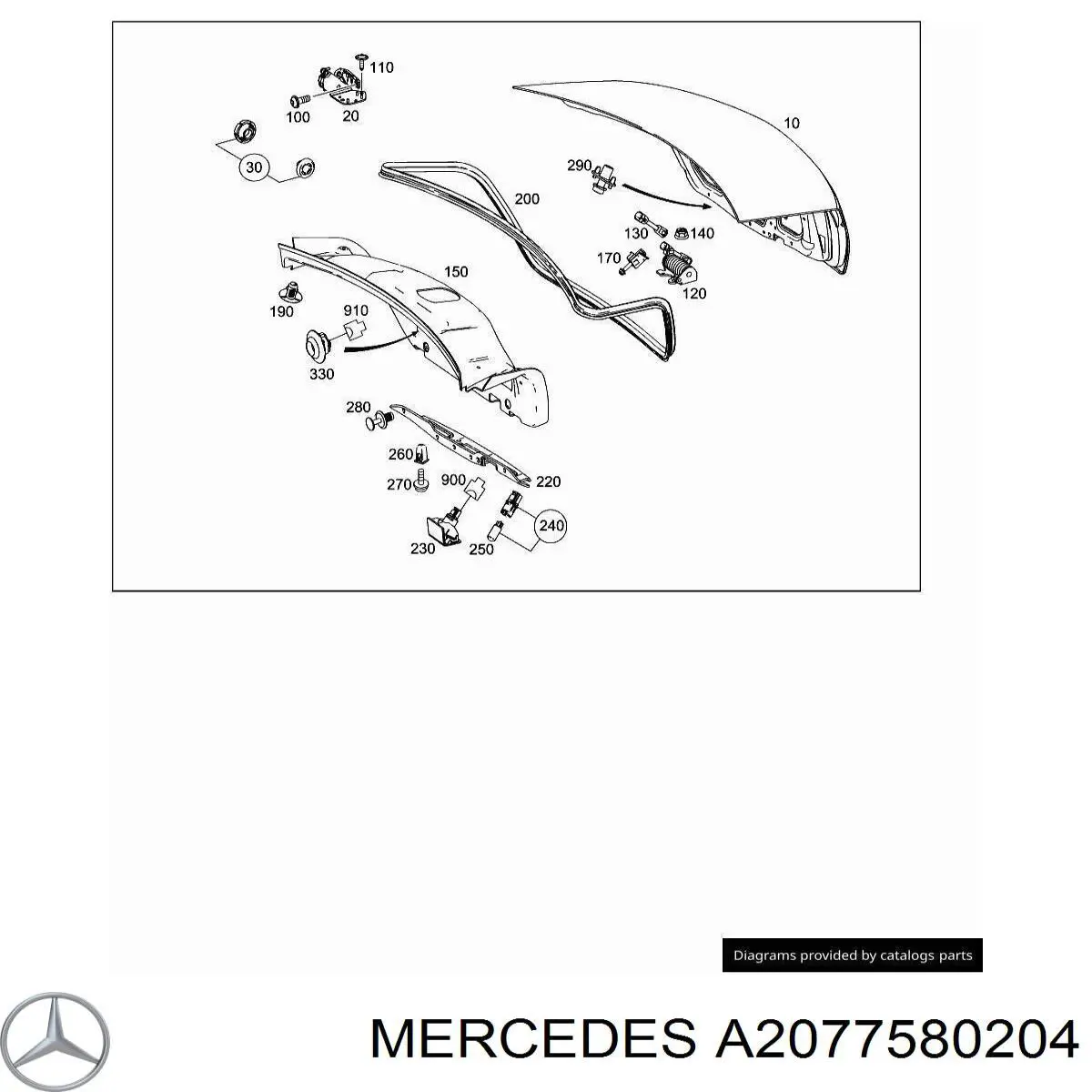 A2077581004 Mercedes 