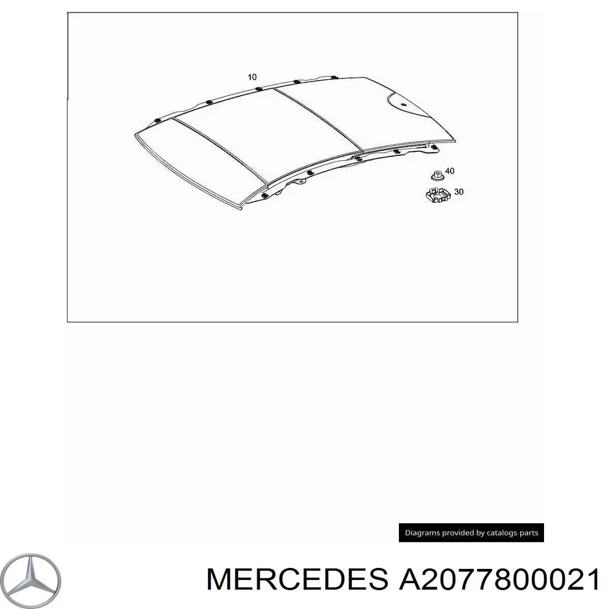 Купити A2077800421 Mercedes 