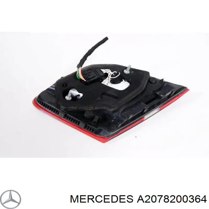 A2078200364 Mercedes Ліхтар задній лівий, внутрішній