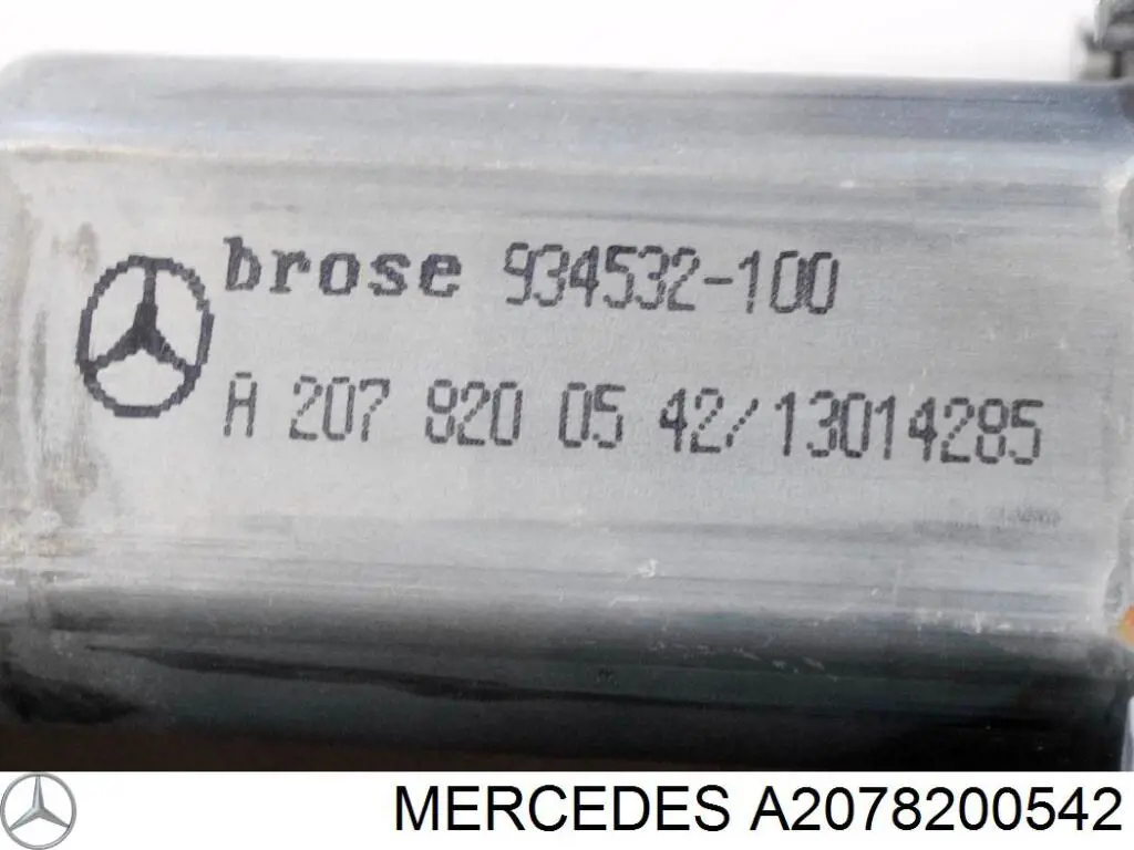 Купити A2078200542 Mercedes Двигун стеклопод'емника двері задньої, лівої