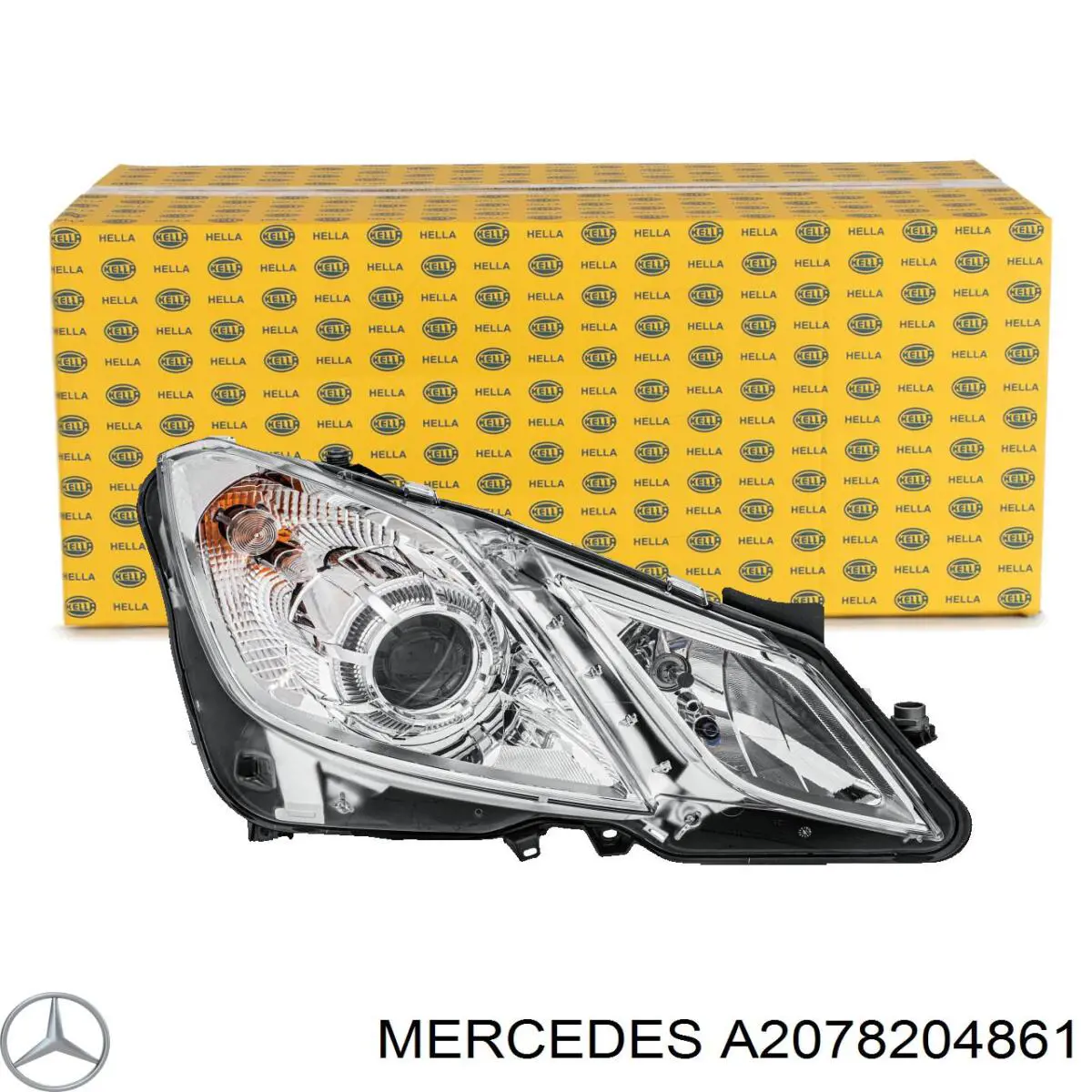 Фара правая Mercedes A2078204861 ціна, від 241.53 USD