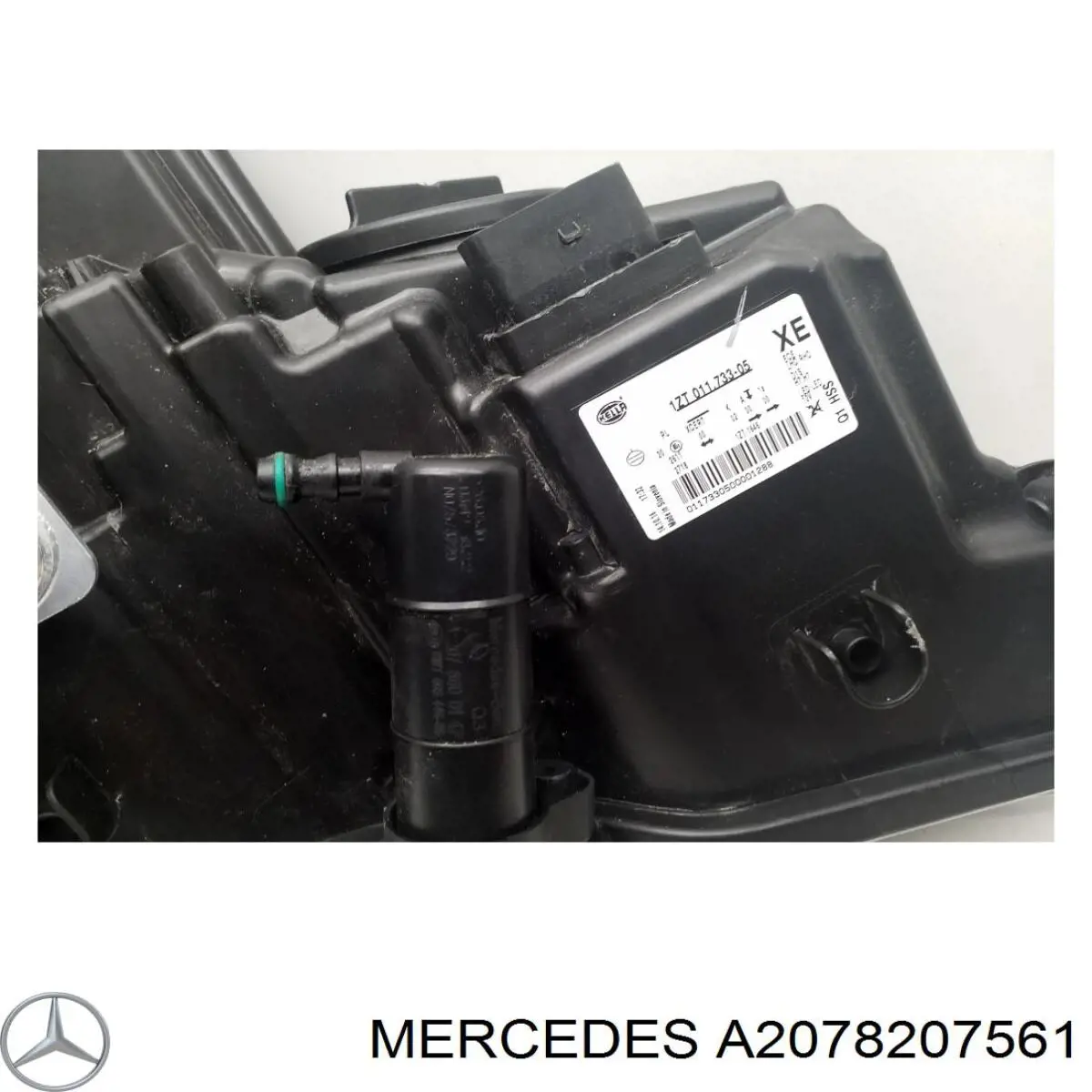 Скло фари лівої Mercedes A2078207561 ціна, від 111.06 USD
