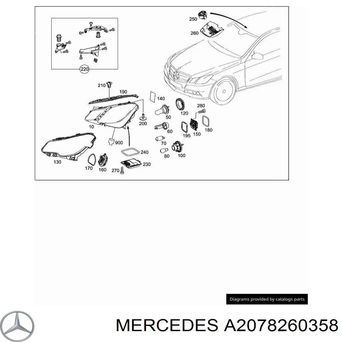 A2078260358 Mercedes 