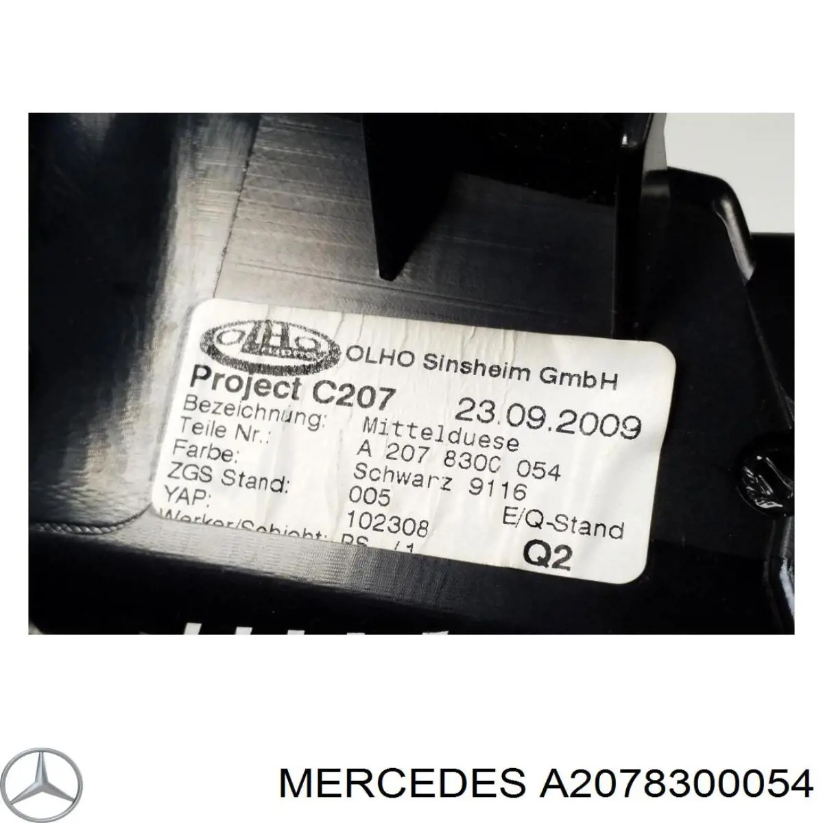  Mercedes A2078300054