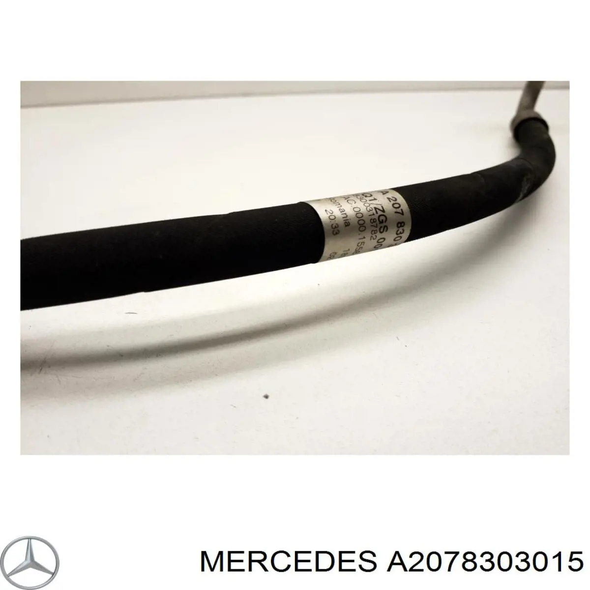 Шланг кондиціонера, від радіатора до випарника A2078303015 Mercedes