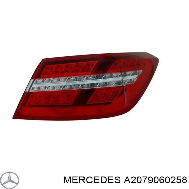Задні ліхтарі Mercedes A2079060258 ціна, від 164.69 USD