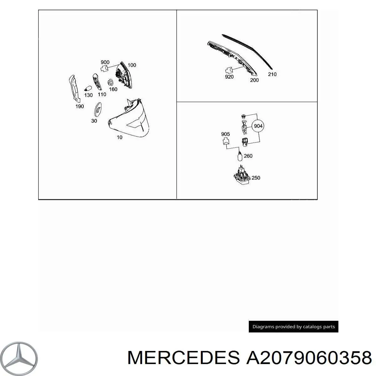  A2079060358 Mercedes