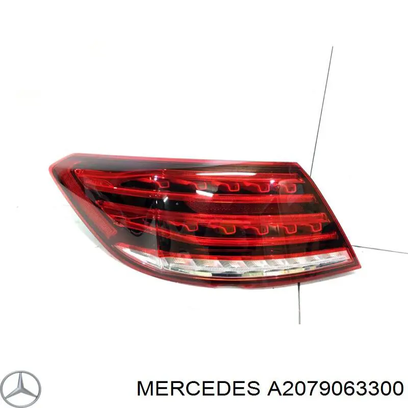 Задня ліва зовнішня фара Mercedes A207906330064 ціна, від 235.89 USD