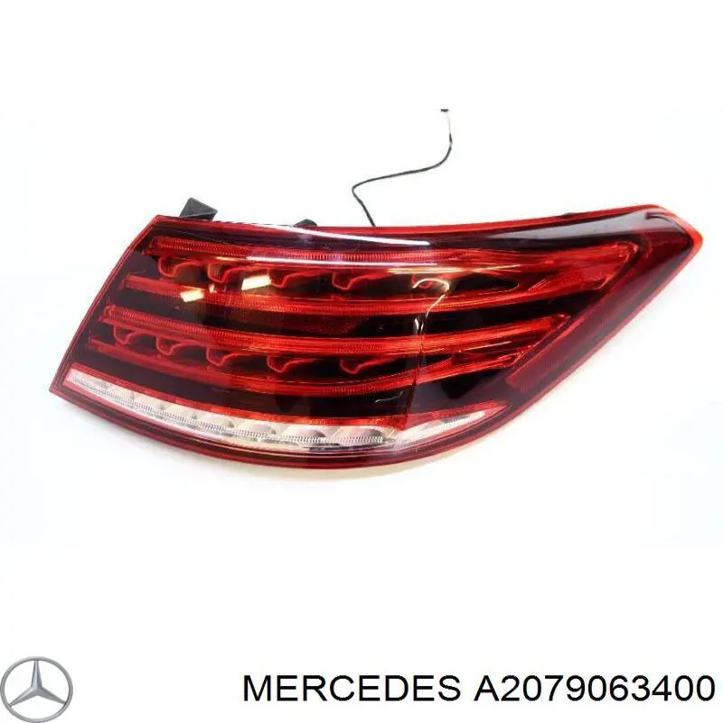 Ліхтар задній правий, зовнішній Mercedes A2079063400 ціна, від 317.69 USD