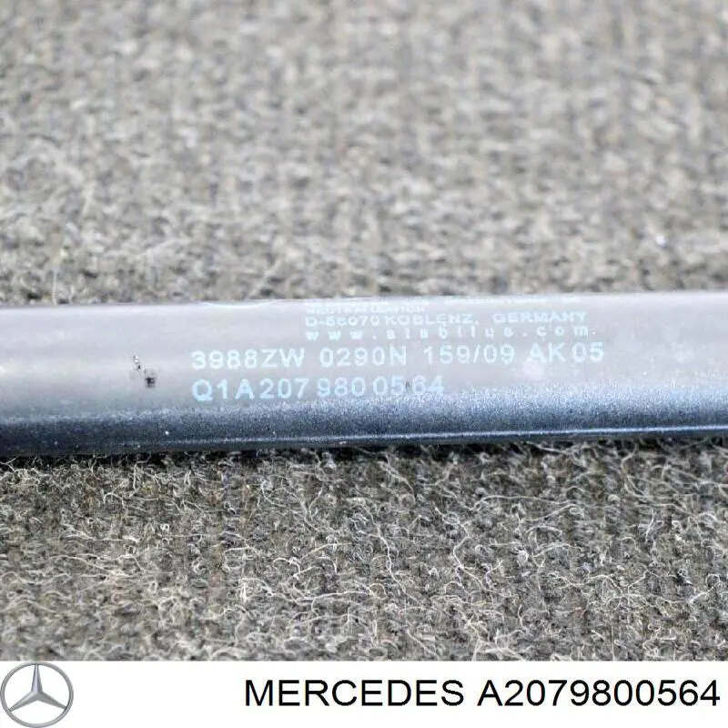 Купити A2079800564 Mercedes Амортизатор під капот
