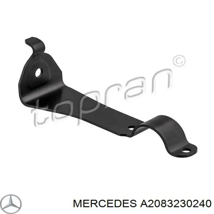 A2083230240 Mercedes хомут кріплення втулки стабілізатора, переднього