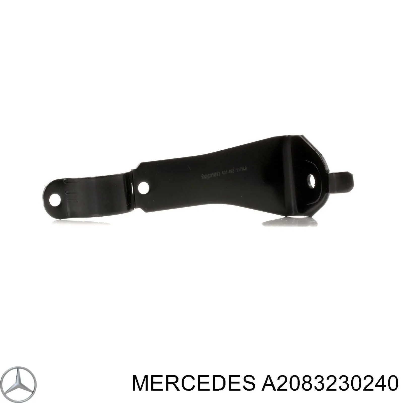 Купити A2083230240 Mercedes Хомут кріплення втулки стабілізатора, переднього