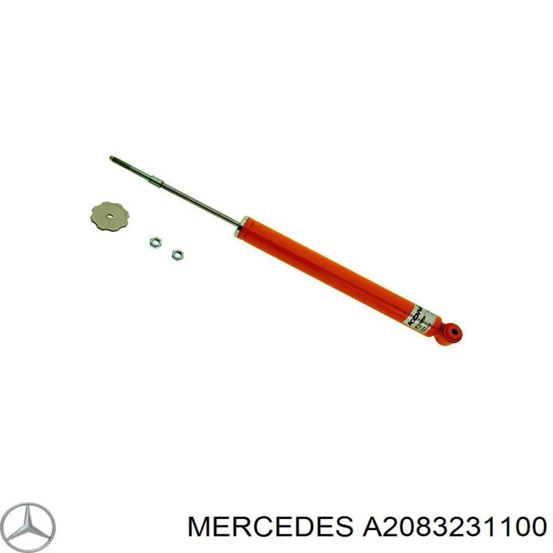 Стойка амортизатора передняя Mercedes A2083231100 ціна, від 72.13 USD