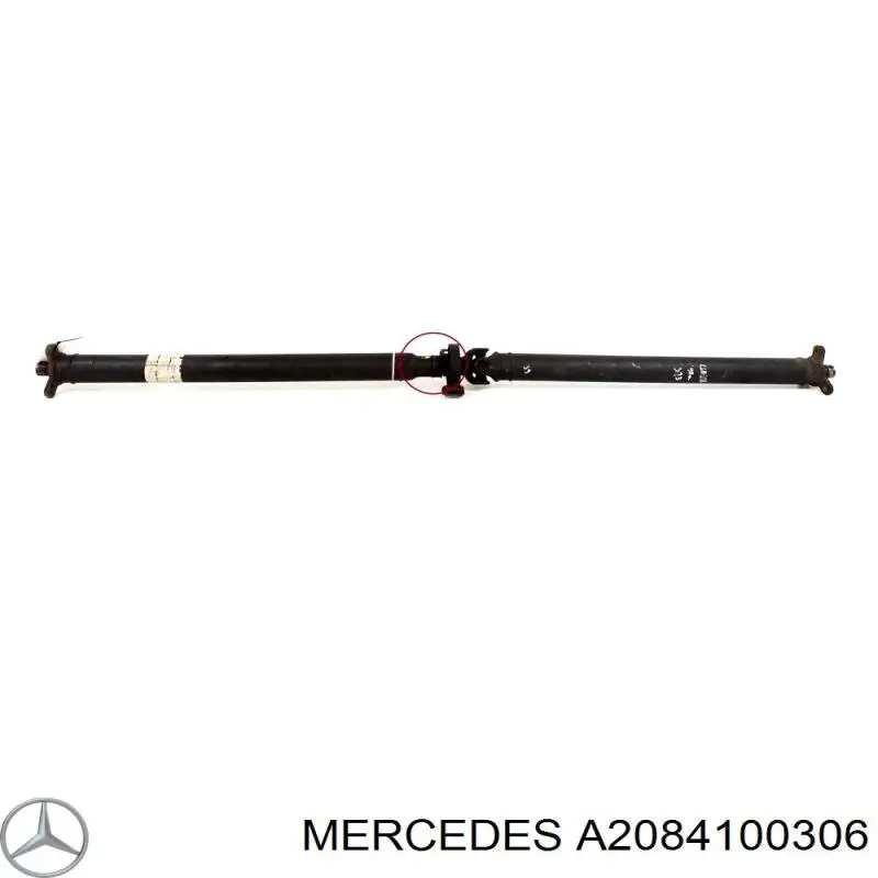 Купити A2084100306 Mercedes Кардан задній