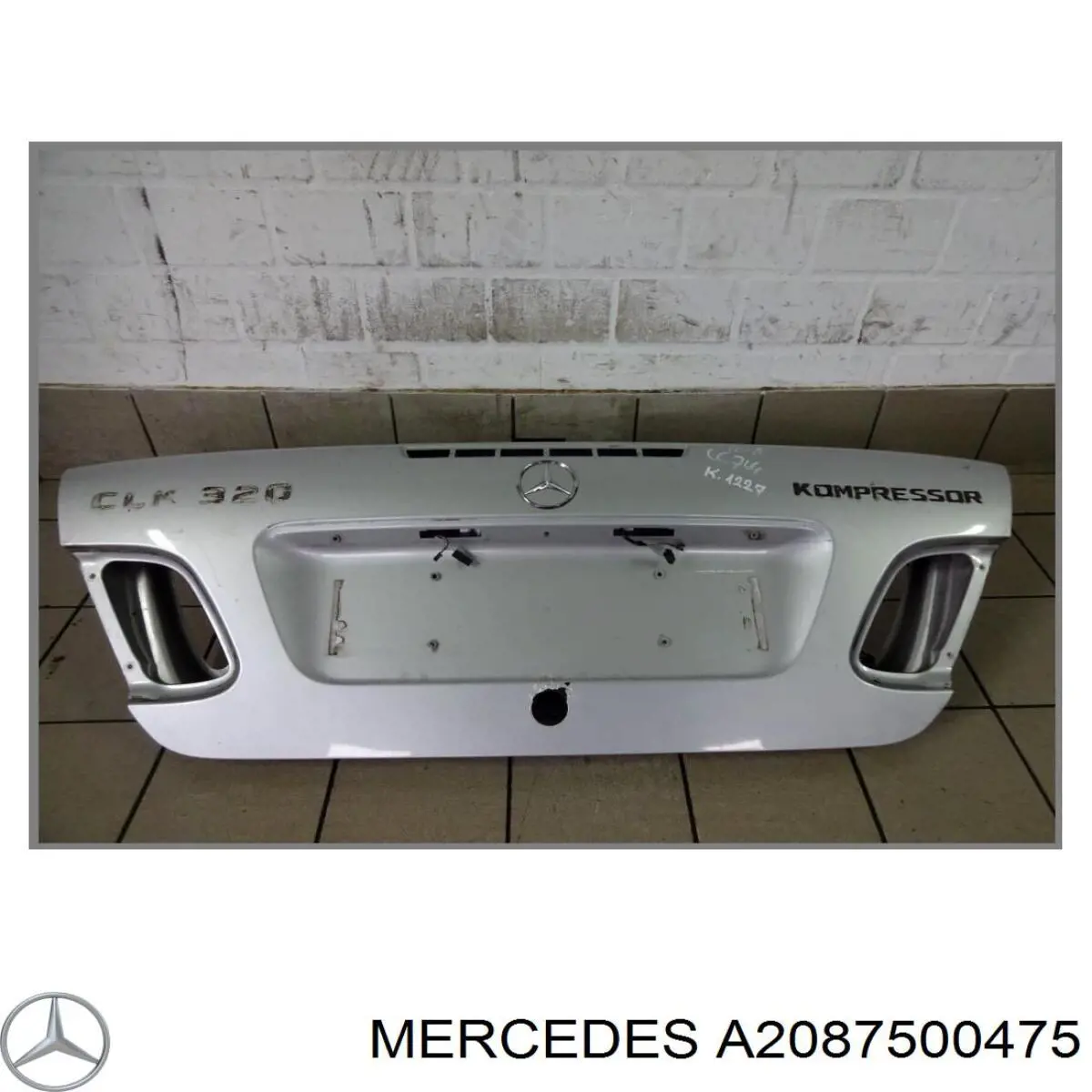 Кришка багажника Mercedes A2087500675 ціна, від 152.02 USD