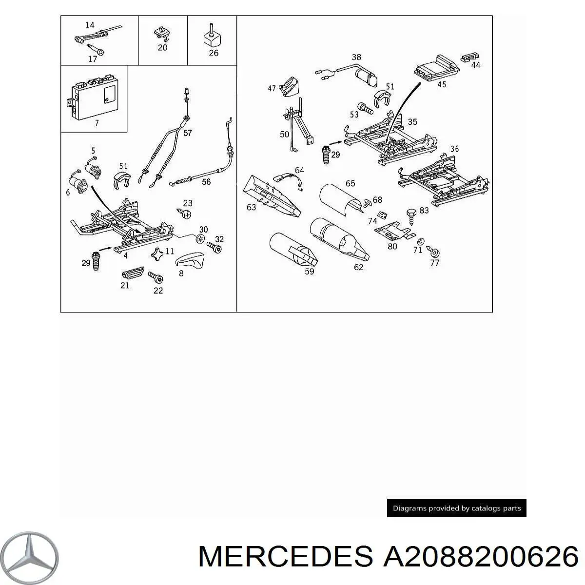 A2088200626 Mercedes 