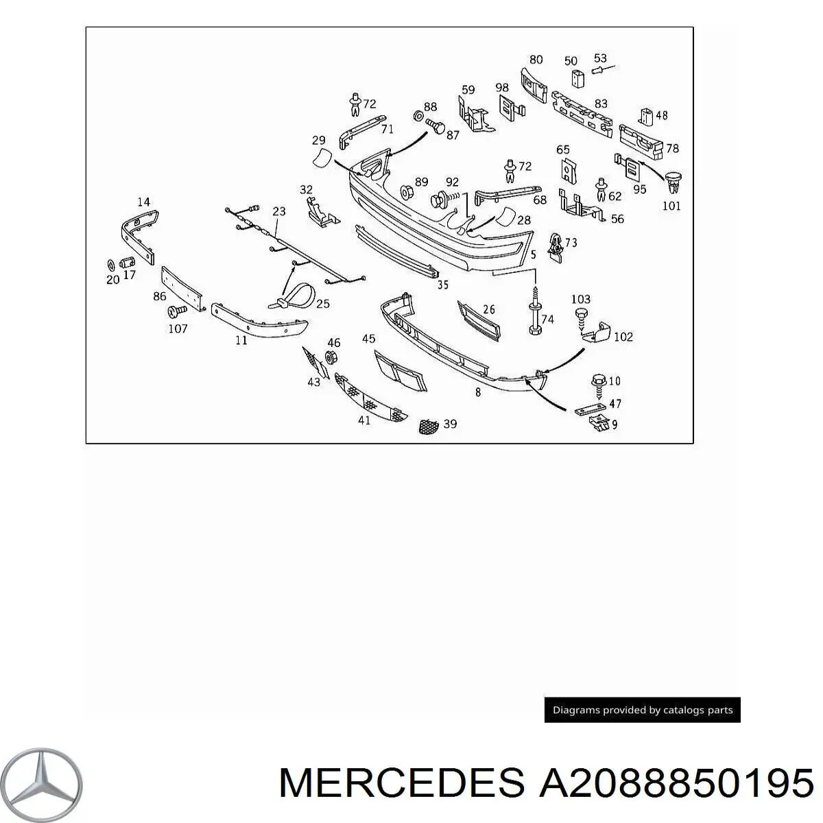 A2088850195 Mercedes 