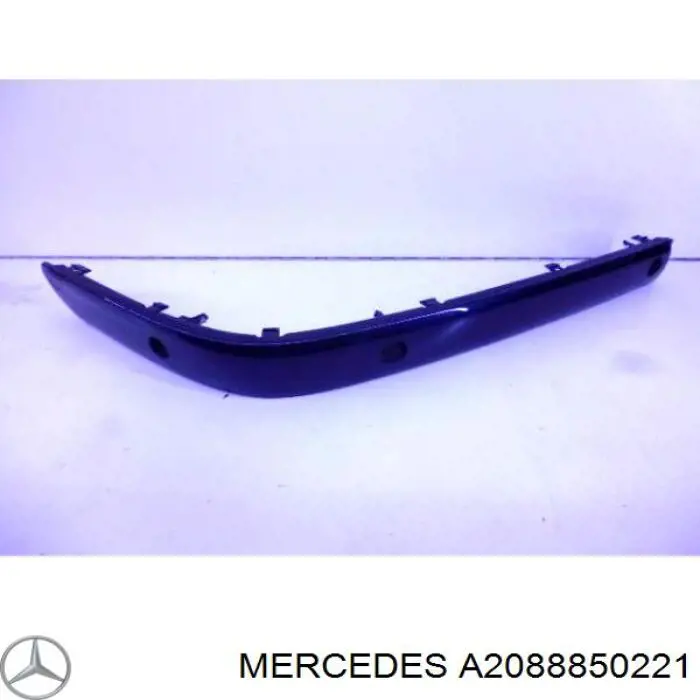 Накладка бампера переднього, права Mercedes A2088850221 ціна, від 31.67 USD