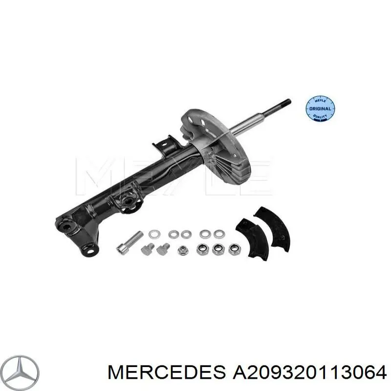 Стойка амортизатора передняя Mercedes A209320113064 ціна, від 132.07 USD