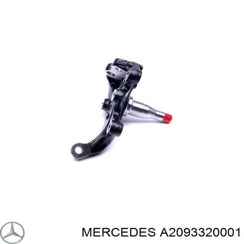 Купити A2093320001 Mercedes Цапфа - поворотний кулак передній, лівий