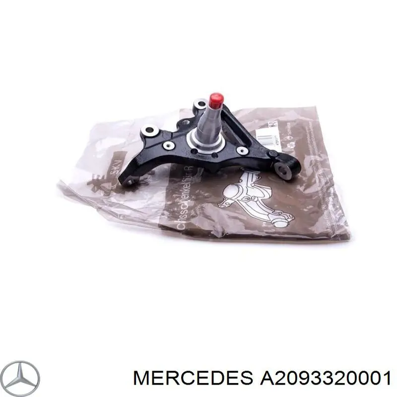 Цапфа поворотного кулака Mercedes A2093320001 ціна, від 50.67 USD