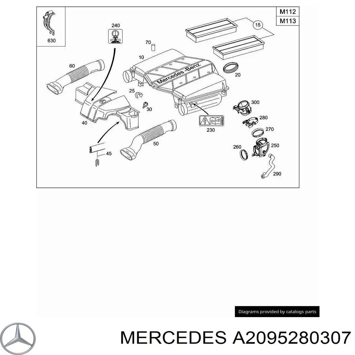 A2095280307 Mercedes 