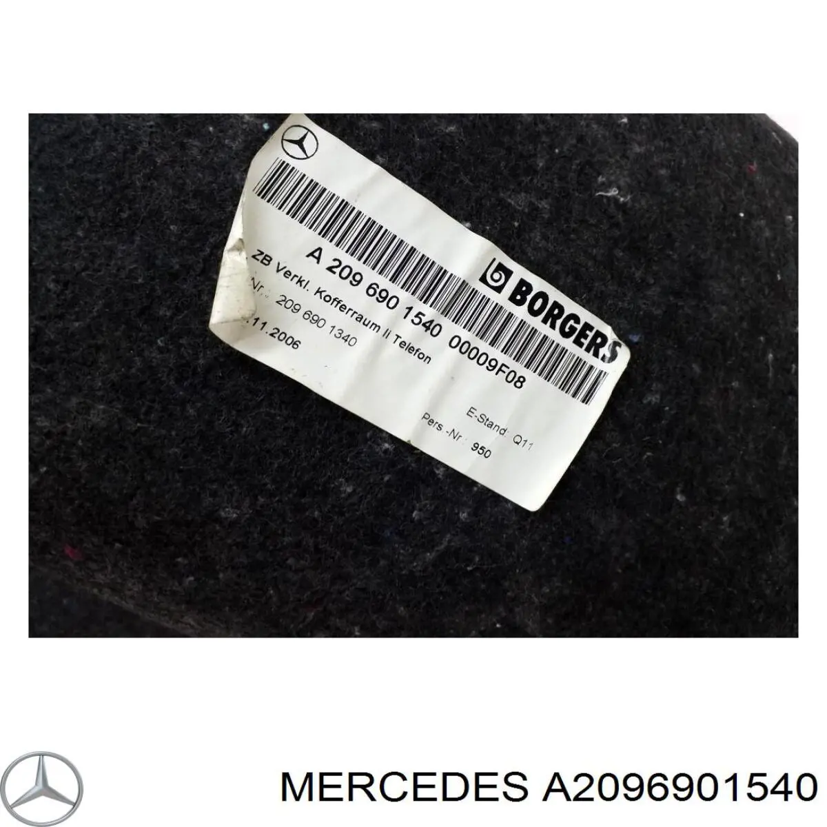  Mercedes A2096901540 ціна, від 50.67 USD