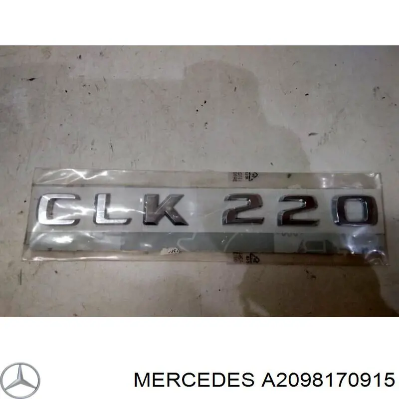  Mercedes A2098170915 ціна, від 24.07 USD