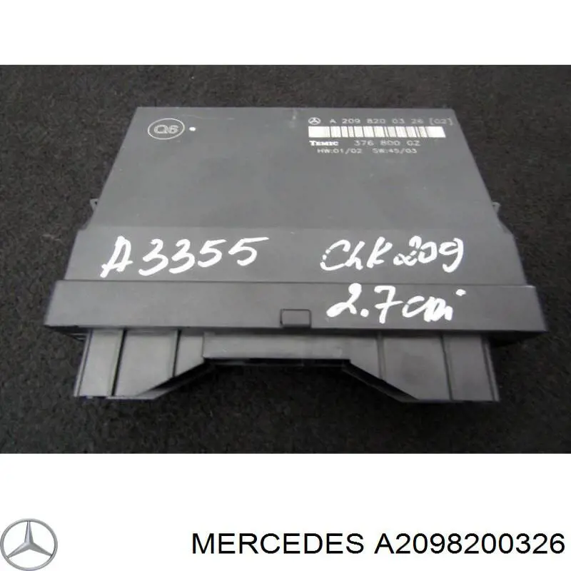 Купити A2098200326 Mercedes Блок керування сигналами SAM