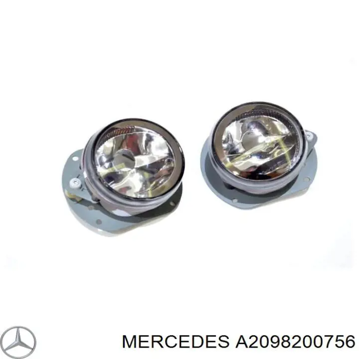A2098200756 Mercedes Протитуманка ліва
