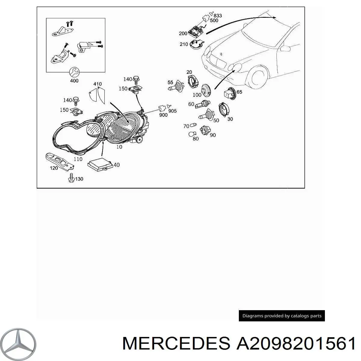  A2098201561 Mercedes