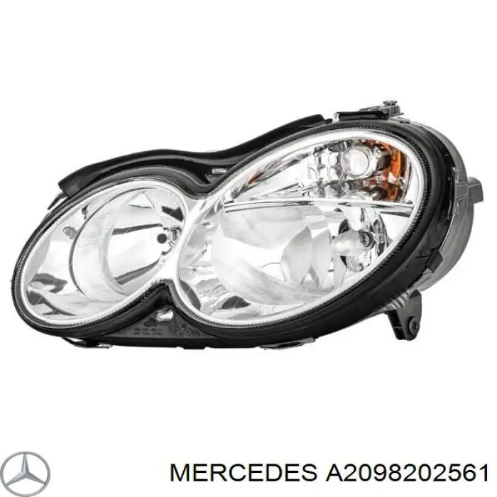 Фари Mercedes A209820256164 ціна, від 367.40 USD