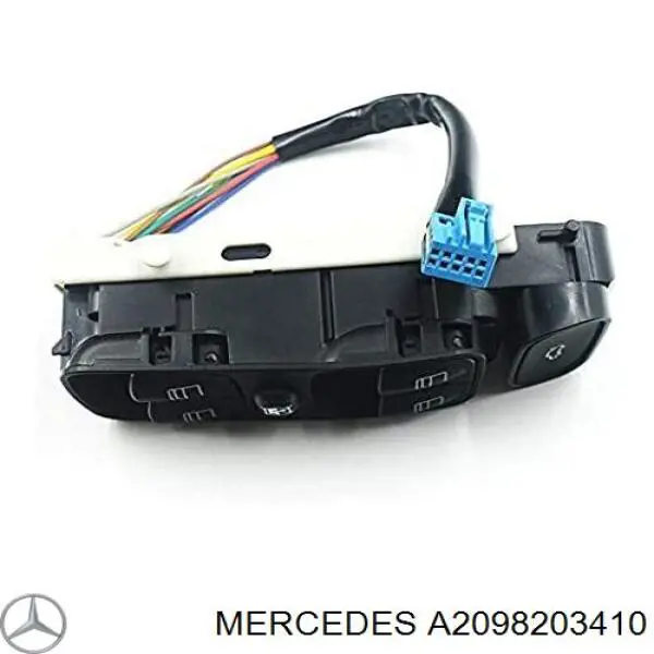 A2098203410 Mercedes Кнопки переднього лівого склопід'ємника