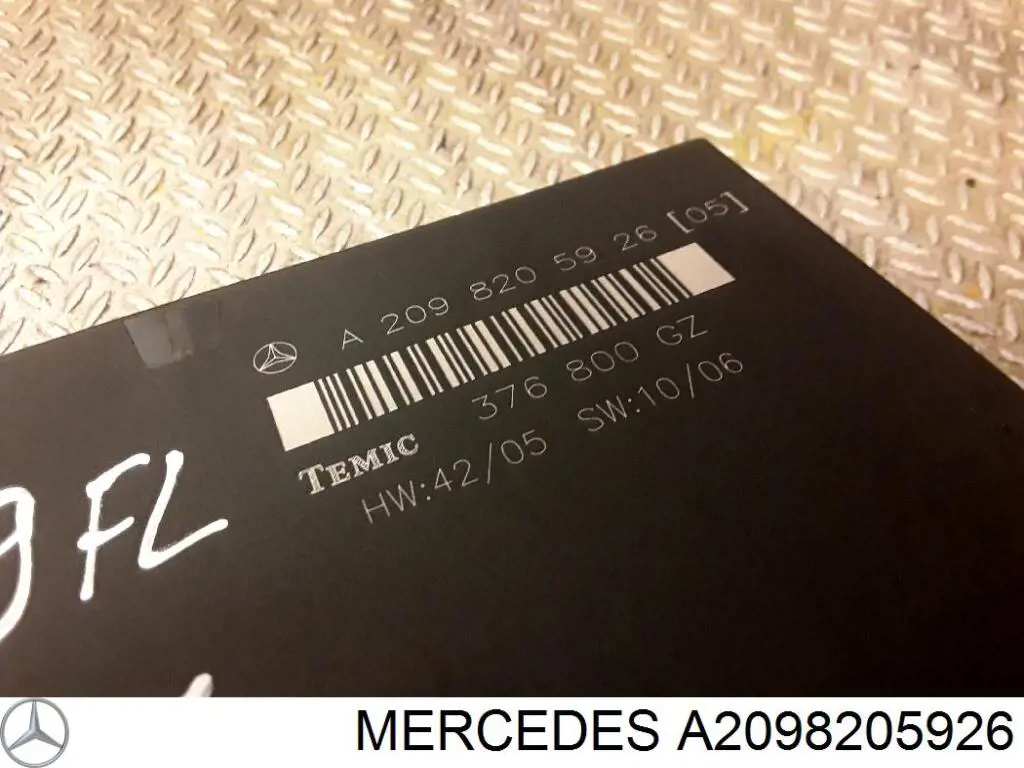 A2098205926 Mercedes Блок керування сигналами SAM