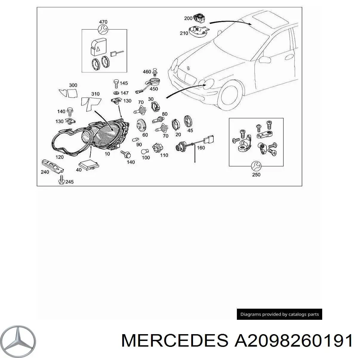 A2098260191 Mercedes 