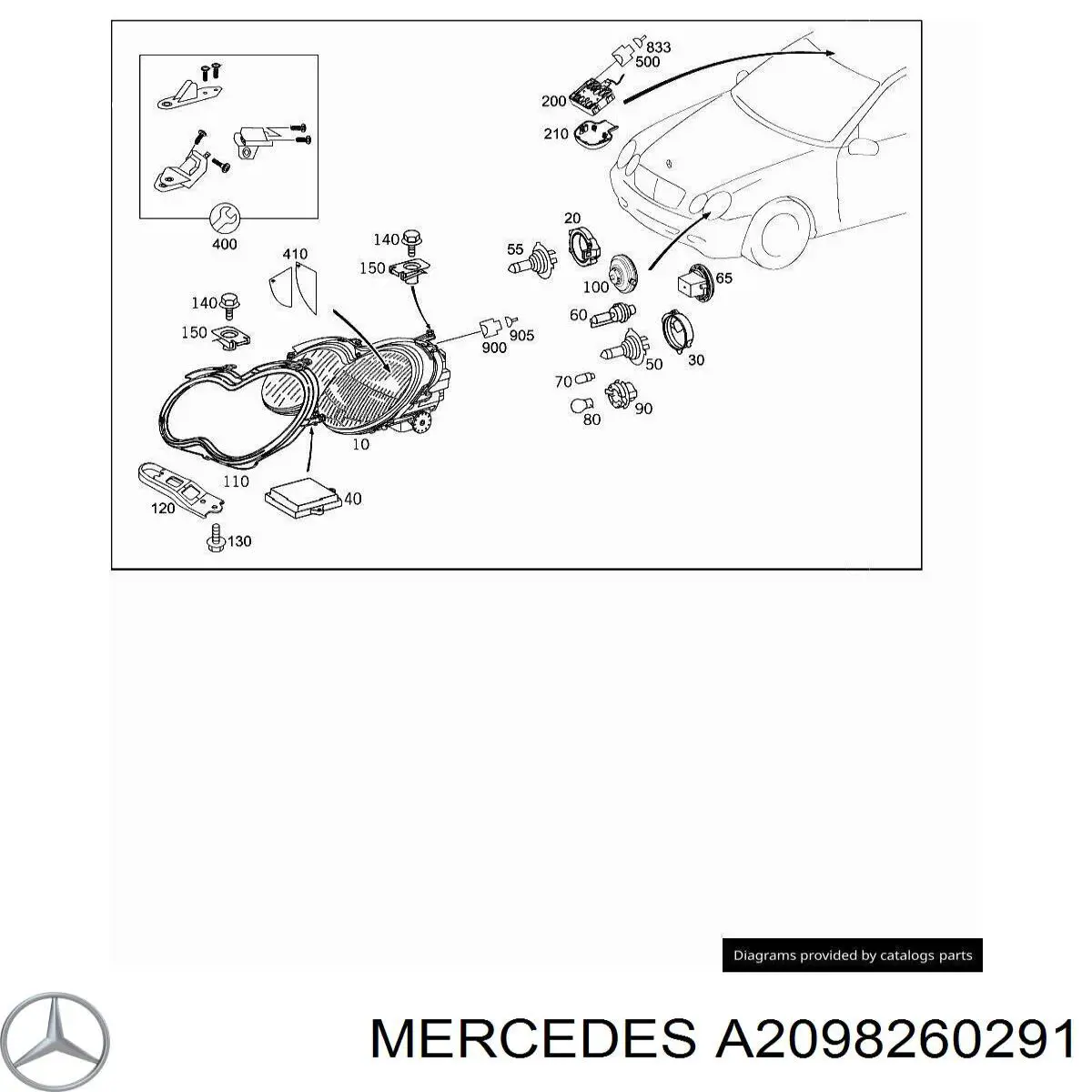 A2098260291 Mercedes 