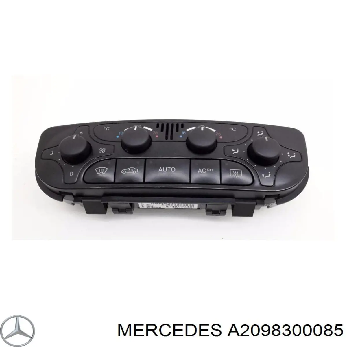 Реостат/перемикач-регулятор режиму обігрівача салону на Mercedes CLK (C209)