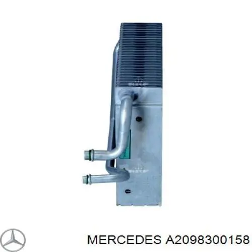 Купити A2098300158 Mercedes Радіатор опалювача салону